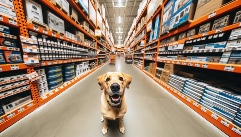 Can I Bring My Pet Dog Inside of Home Depot?