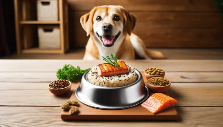 Gourmet Dog Food: Salmon and Brown Rice Pilaf Recipe
