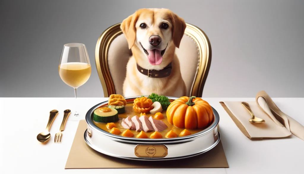 Gourmet Duck and Pumpkin Curry: A Luxurious Treat for Your Dog